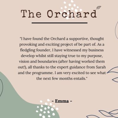 Emma Wiid Testimonial Orchard